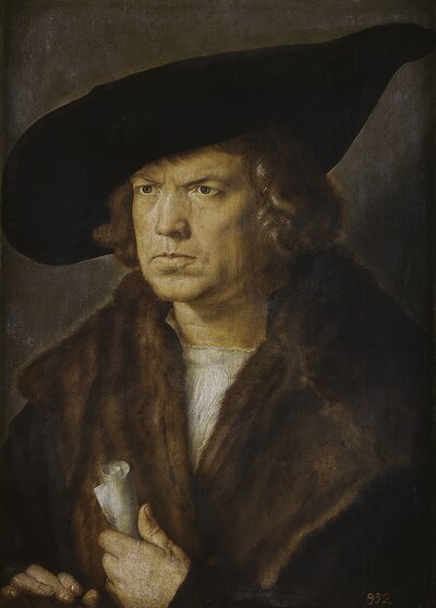 Portrait of a Man with a Beret by Albrecht Dürer