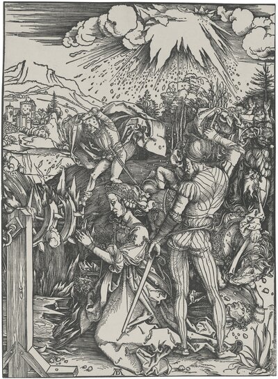 Martyrdom of Saint Catherine by Albrecht Dürer