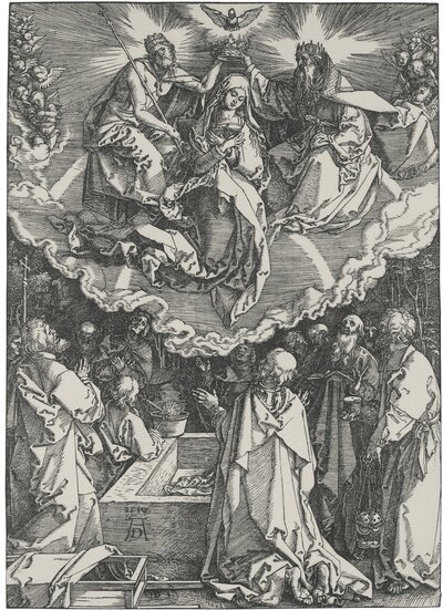 Lamentation/Entombment (Large Passion) by Albrecht Dürer