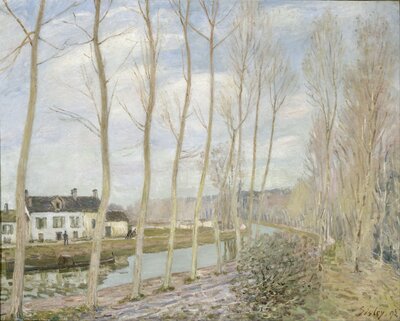 The Loing Canal (1895) by Alfred Sisley