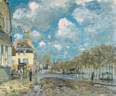 The Flood at Port-Marly (1876) by Alfred Sisley