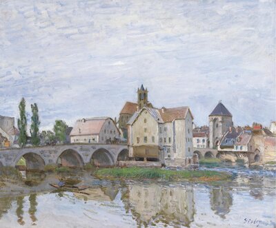 Le Pont de Moret (1885) by Alfred Sisley