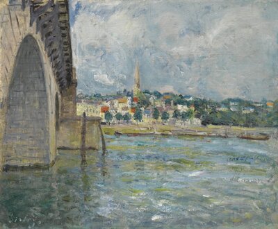 The Bridge at Saint-Cloud (1877) by Alfred Sisley