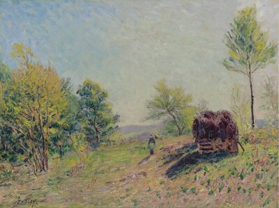The Haystack (La Meule, 1877) by Alfred Sisley