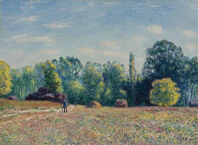 The Edge of the Forest (Lisiere de foret, 1878) by Alfred Sisley