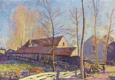 The Village of Voisins (1874) by Alfred Sisley
