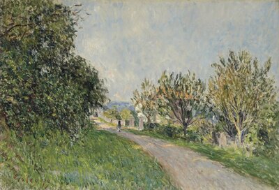 The Road to Versailles at Louveciennes (1878) by Alfred Sisley