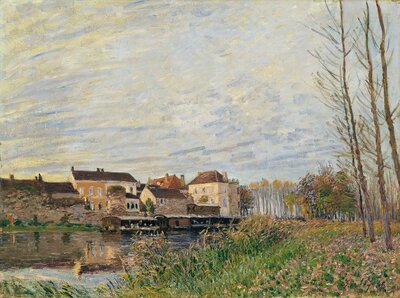The Loing at Moret (Le Loing a Moret) by Alfred Sisley