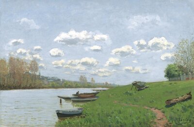 The Seine at Argenteuil (1875) by Alfred Sisley