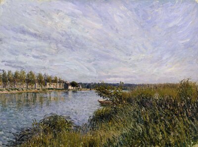 The Loing at Saint-Mammes (1885) by Alfred Sisley