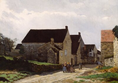 The Village of Chailly (Corot, 1865) by Alfred Sisley