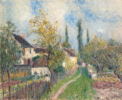 Path at Sablons (1883) by Alfred Sisley