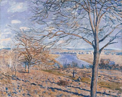 The Banks of the Loing (1891) by Alfred Sisley
