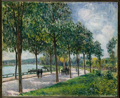 Allee of Chestnut Trees (1878) by Alfred Sisley