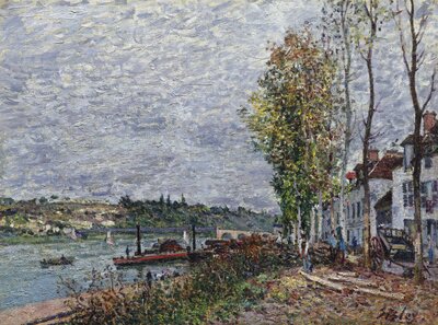 The Bridge at Moret-sur-Loing (Le Pont de Moret-sur-Loing) by Alfred Sisley