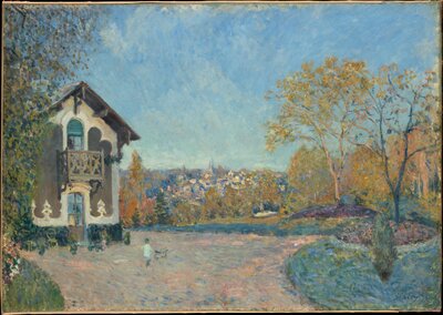 View of Marly-le-Roi from Coeur-Volant (1876) by Alfred Sisley