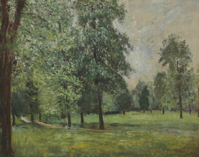 The Park at Sevres (1877) by Alfred Sisley
