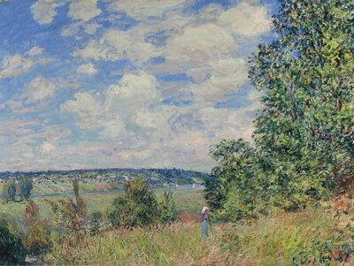 The Edge of the Woods at Sablons (1875) by Alfred Sisley