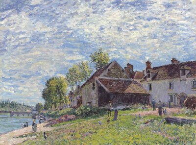 The Loing at Saint-Mammes (1885) by Alfred Sisley