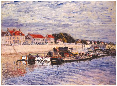 The Seine at Port-Marly (1875) by Alfred Sisley