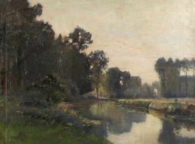 The Seine at Bougival (1873) by Alfred Sisley