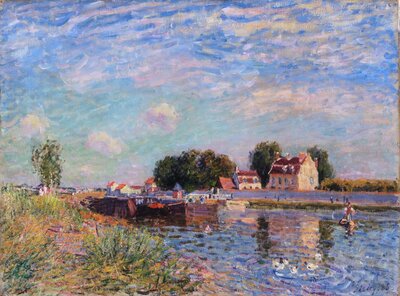 Flood at Port-Marly (1872) by Alfred Sisley