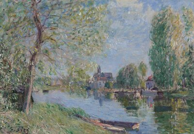 The Meadow (La Prairie, 1875) by Alfred Sisley