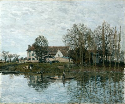 Saint-Mammes (1885) by Alfred Sisley
