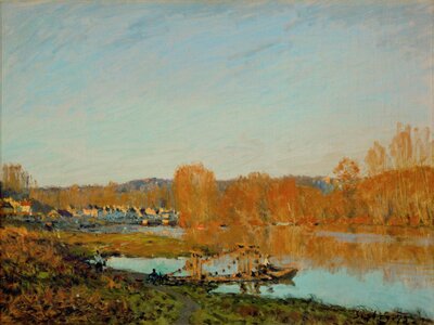 Boulevard Heloise, Argenteuil (1875) by Alfred Sisley