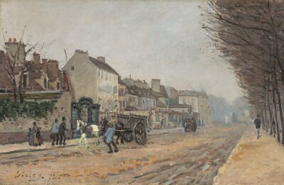 Snow at Louveciennes (1874) by Alfred Sisley