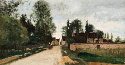 Banks of the Loing (1896) by Alfred Sisley