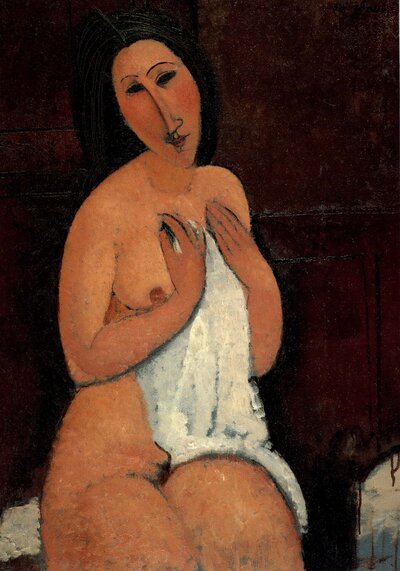 Head of a Young Woman by Amedeo Modigliani