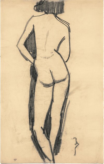 Caryatid (1911) by Amedeo Modigliani