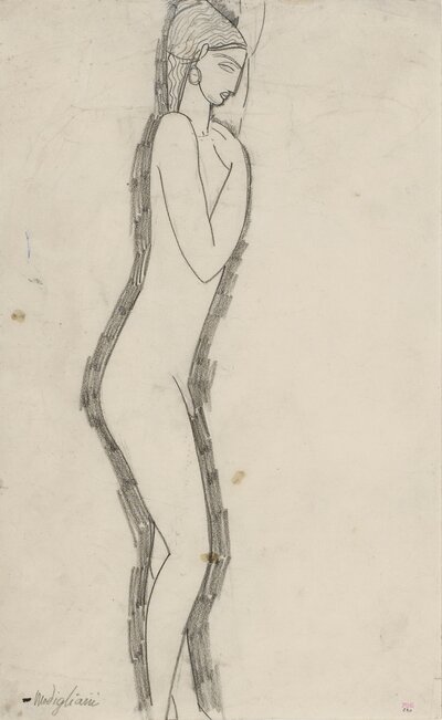 Portrait of Juan Gris by Amedeo Modigliani