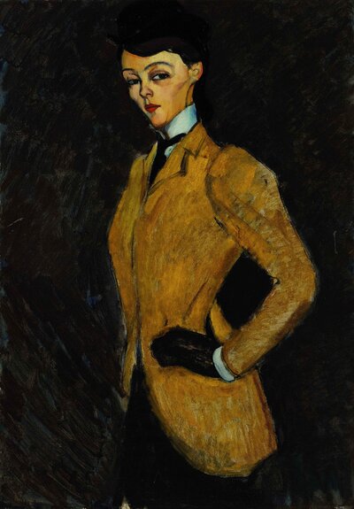 Head of a Red-haired Woman (1915) by Amedeo Modigliani