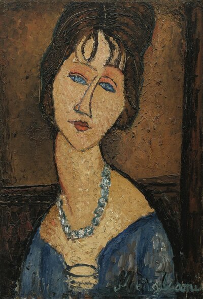 Portrait of Celso Lagar by Amedeo Modigliani