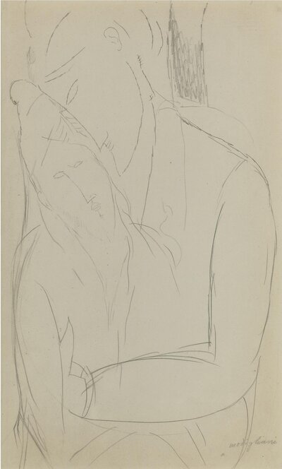 Young Woman in a Small Ruff by Amedeo Modigliani