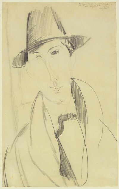 Portrait of Leopold Zborowski by Amedeo Modigliani
