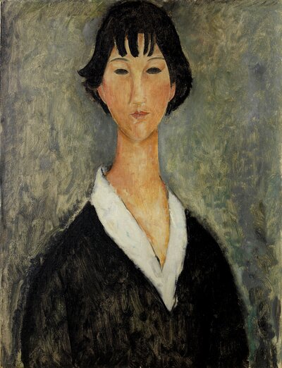Portrait of Oscar Miestchanioff by Amedeo Modigliani