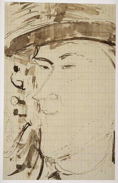 Portrait of Jean Cocteau by Amedeo Modigliani