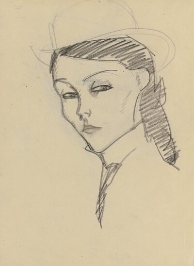 Reclining Nude from the Back by Amedeo Modigliani