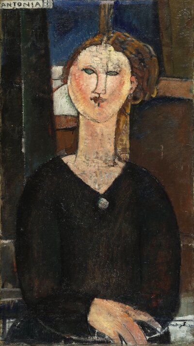 Portrait of Maude Abrantes by Amedeo Modigliani