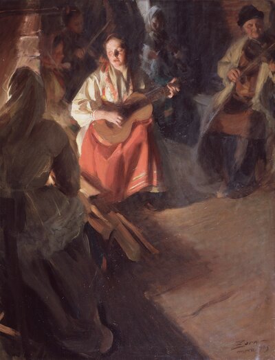 A Premiere (Premiaren, 1888) by Anders Zorn