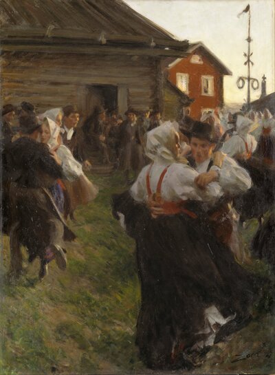 Leksand Church-Goers (Leksandskulla, c. 1901-1903) by Anders Zorn