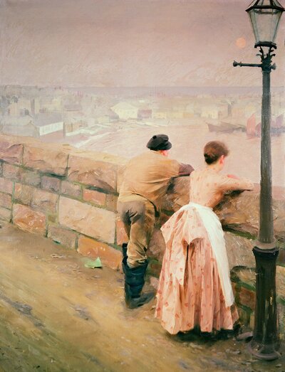 Hamburg Harbour (1891) by Anders Zorn