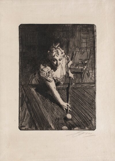 President Grover Cleveland (Etching Version, 1899) by Anders Zorn