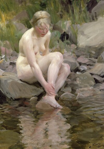 At the Door by Anders Zorn