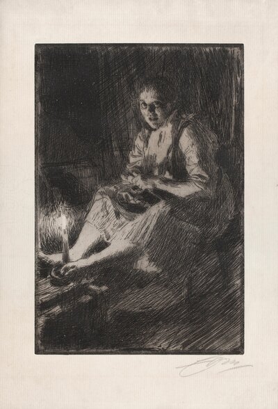 A Swedish Madonna (1900) by Anders Zorn