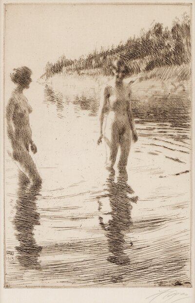 The Maid II (1909) by Anders Zorn