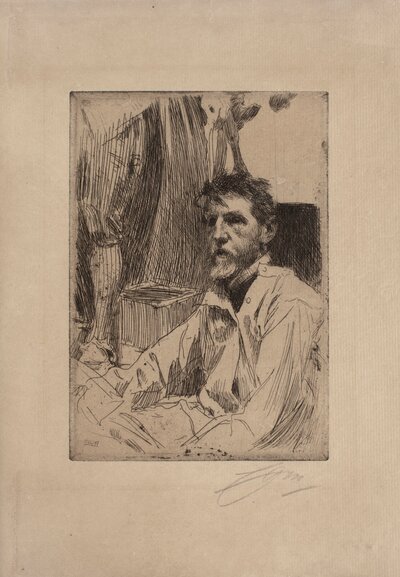 Out by Anders Zorn
